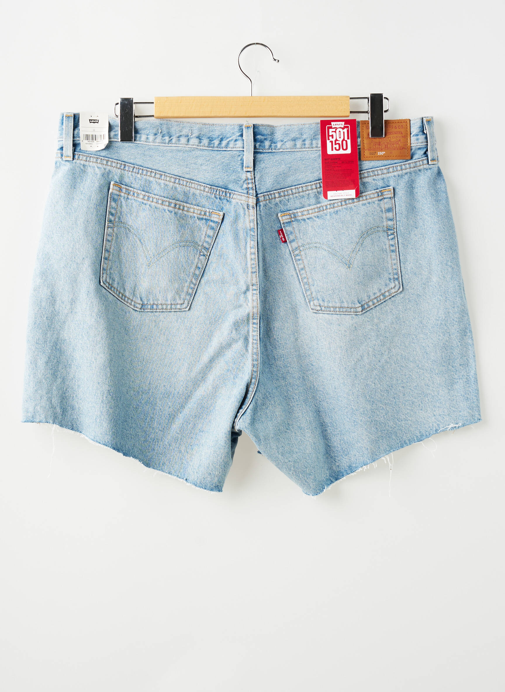 Short bleu LEVI'S femme