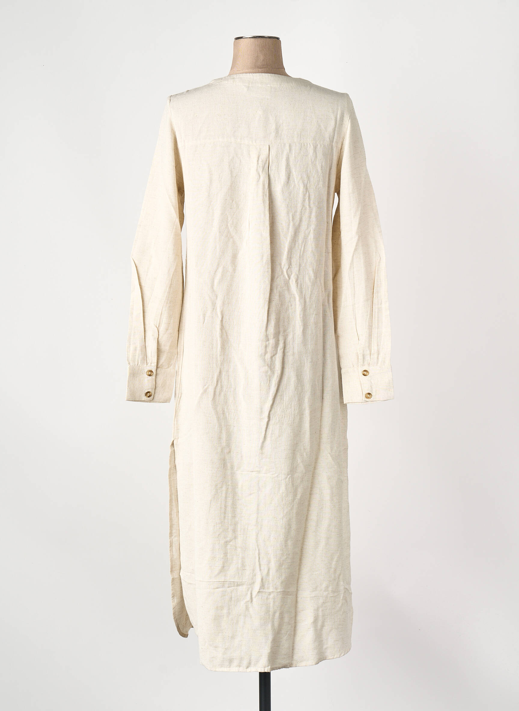 Robe longue beige VILA femme