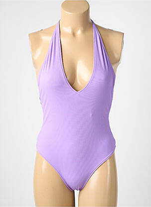Maillot de bain 1 pièce violet LUZ COLLECTIONS femme
