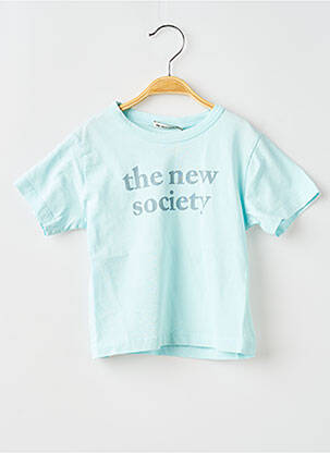 T-shirt bleu THE NEW SOCIETY fille