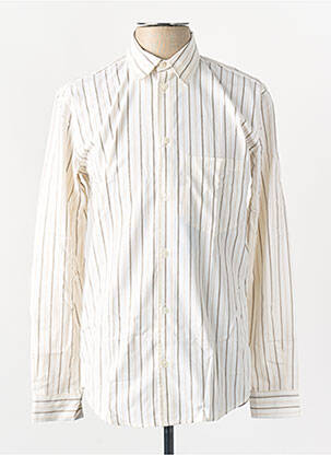 Chemise manches longues blanc SAMSOE & SAMSOE homme