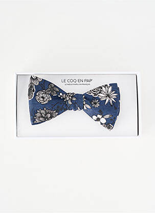 Noeud papillon bleu LE COQ EN PAP' homme