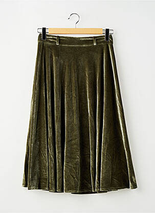Jupe mi-longue vert STELLA PARDO femme