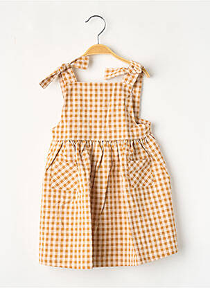 Robe courte orange PETITE LUCETTE fille
