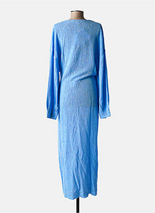 Robe longue col v bleu SECOND FEMALE femme