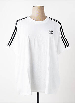 T-shirt blanc ADIDAS femme
