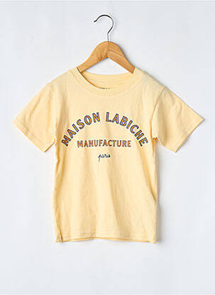 T-shirt jaune MAISON LABICHE fille