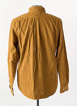 Chemise manches longues marron HARTFORD homme