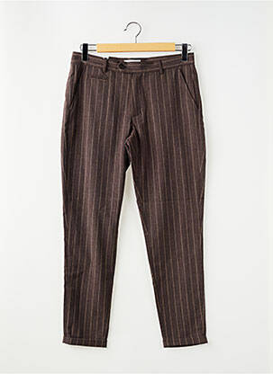 Pantalon droit marron LES DEUX homme