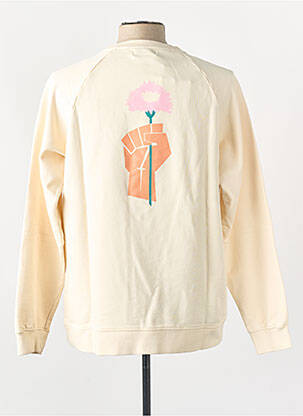 Sweat-shirt blanc OLOW homme