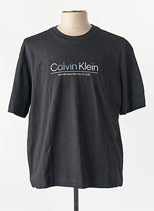 T-shirt noir CALVIN KLEIN homme