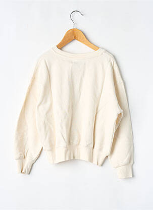 Sweat-shirt beige THE NEW SOCIETY fille