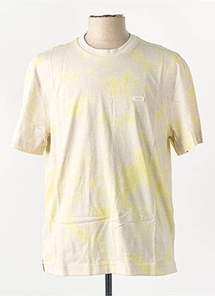 T-shirt jaune CALVIN KLEIN homme