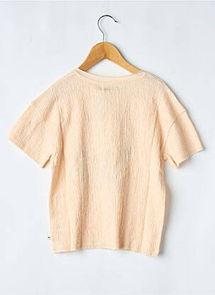 T-shirt orange THE NEW SOCIETY fille