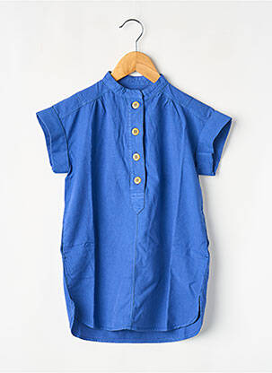 Robe mi-longue bleu BELLEROSE fille