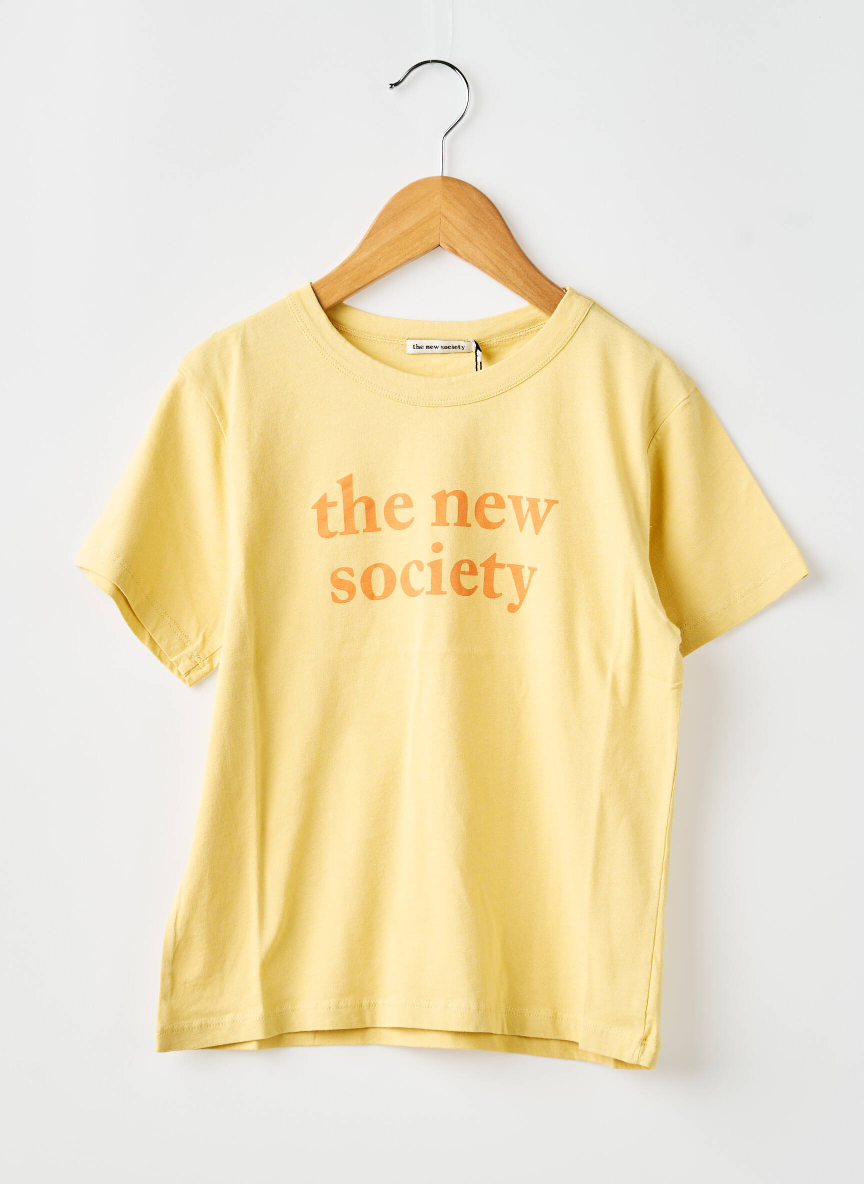 T-shirt jaune THE NEW SOCIETY fille