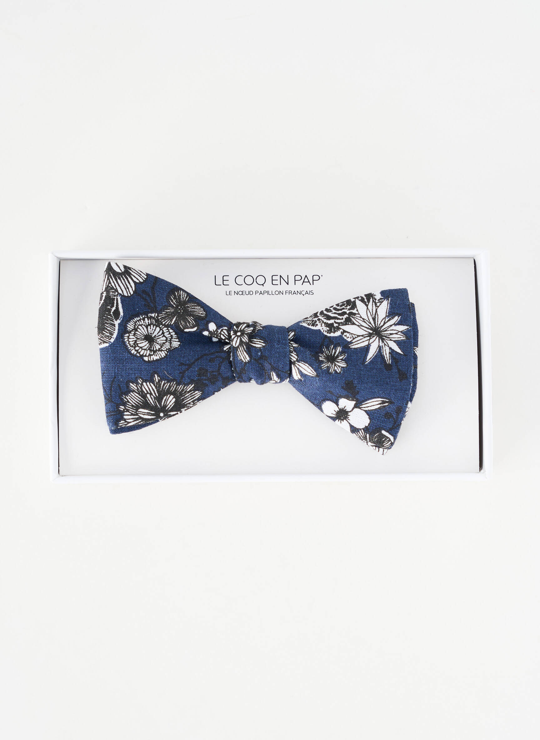 Noeud papillon bleu LE COQ EN PAP' homme