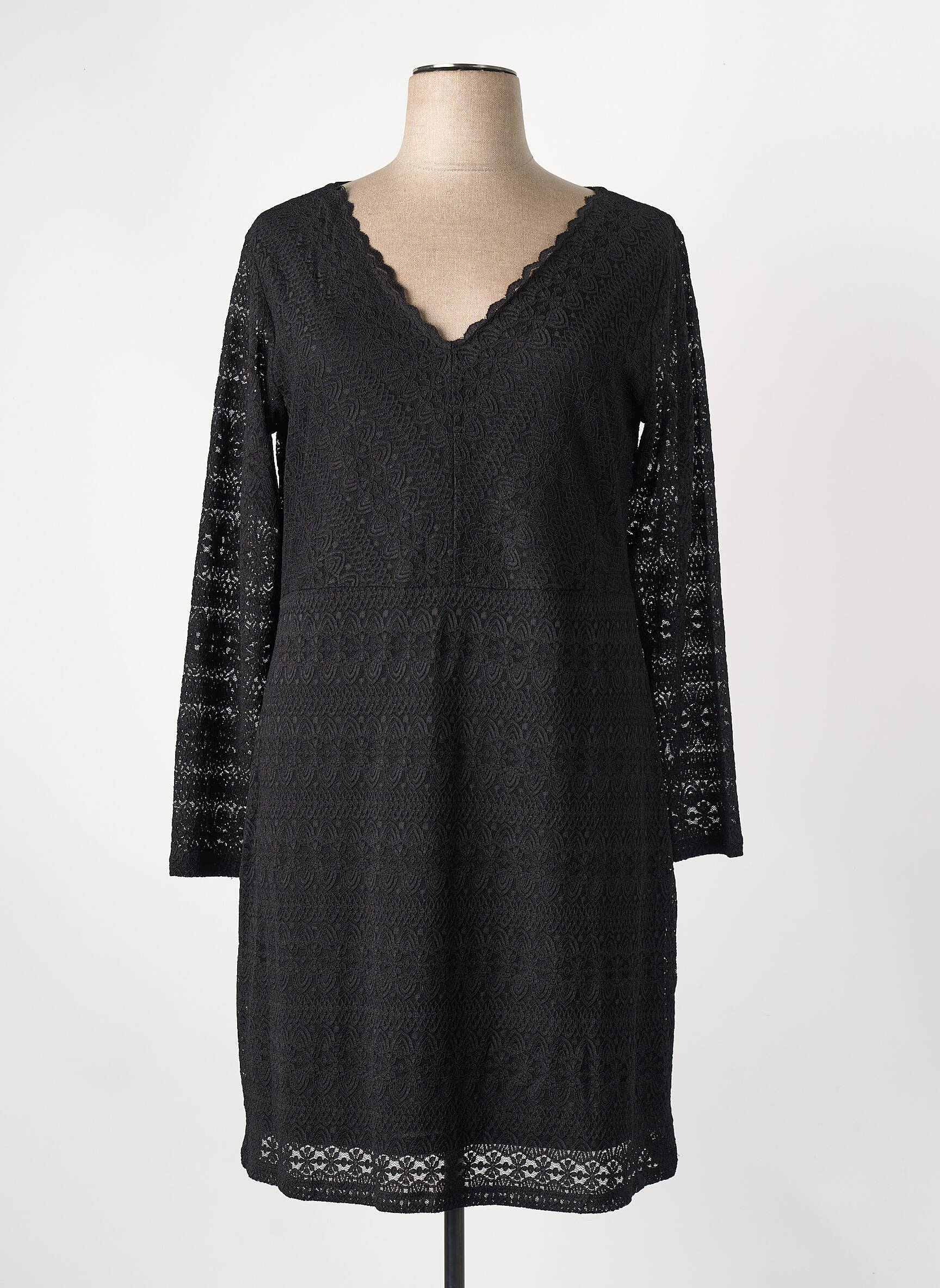 Robe courte noir EVOKED VILA femme