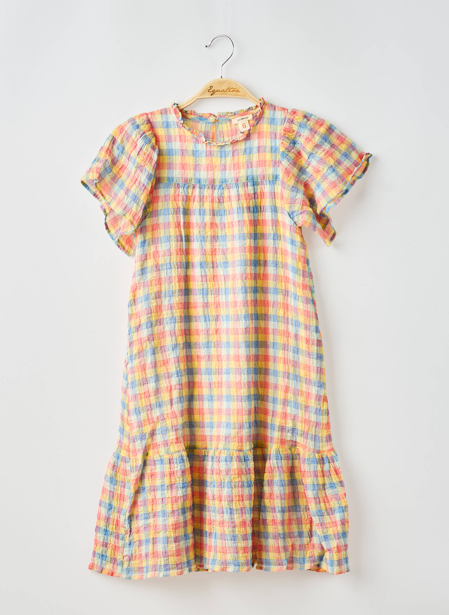 Robe longue vert BELLEROSE fille