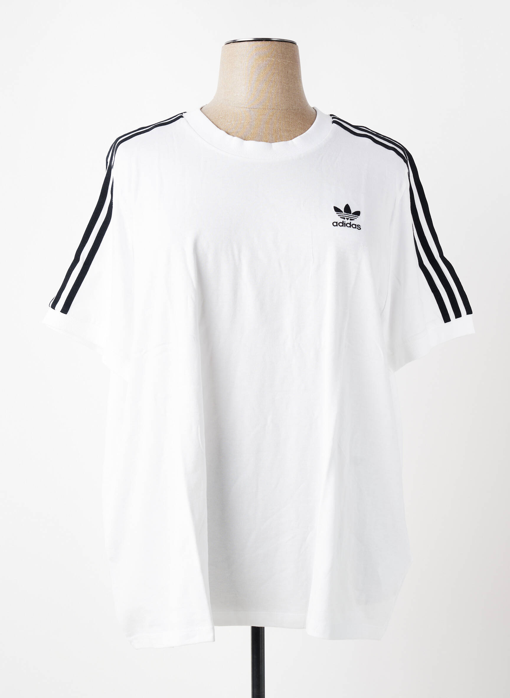 T-shirt blanc ADIDAS femme