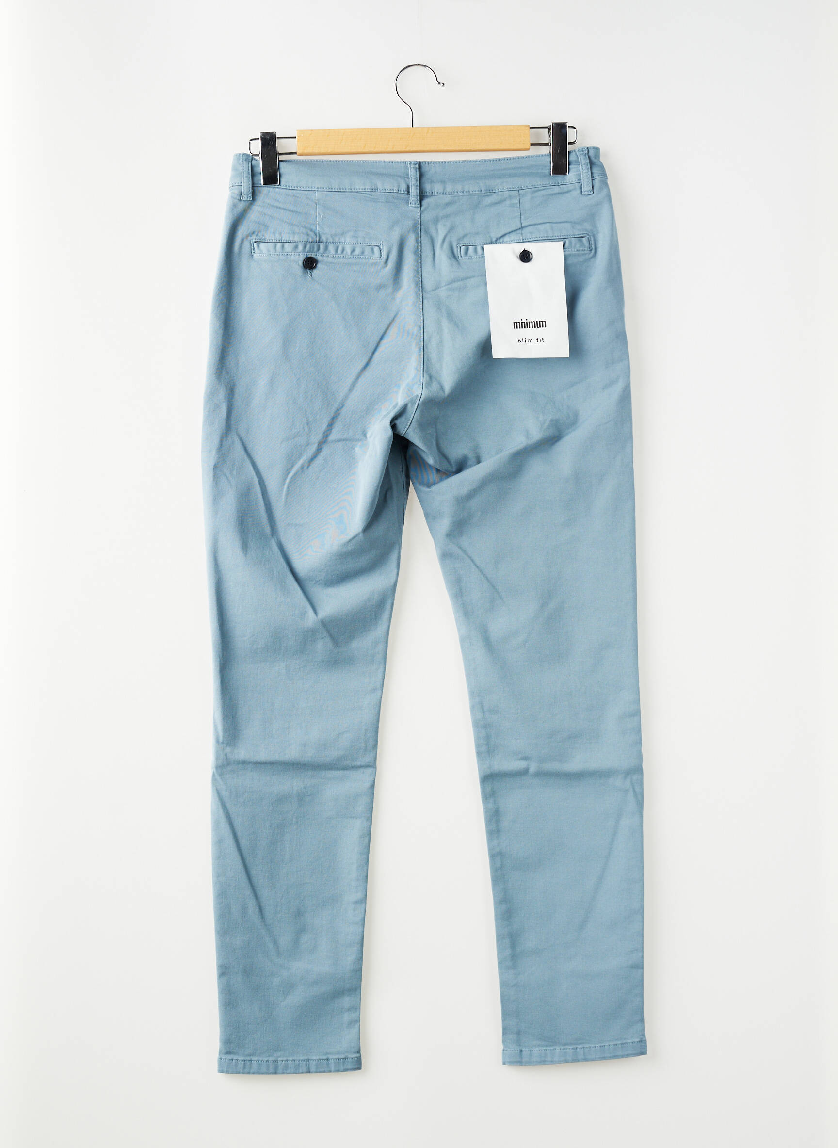 Pantalon droit bleu MINIMUM homme