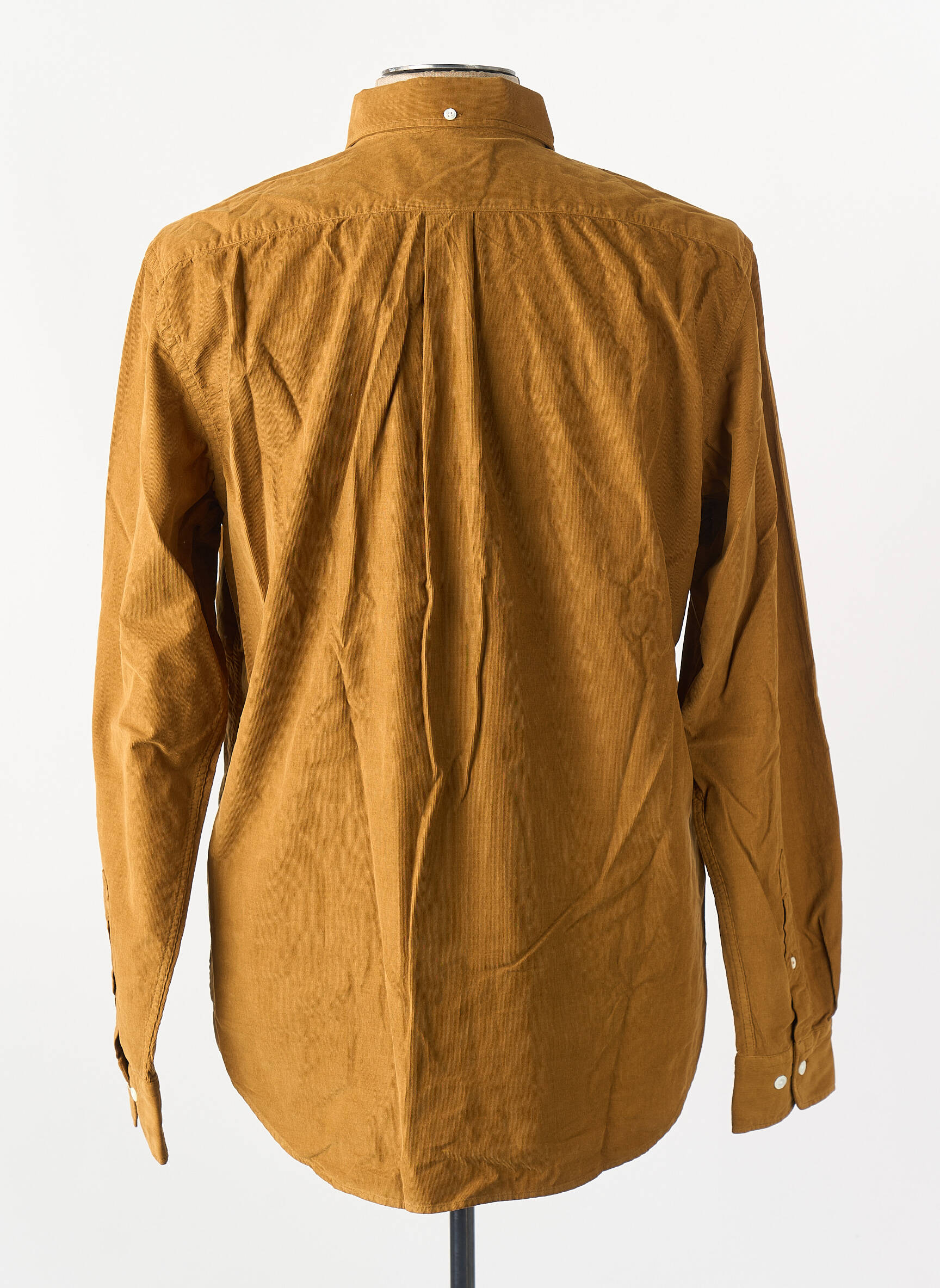Chemise manches longues marron HARTFORD homme