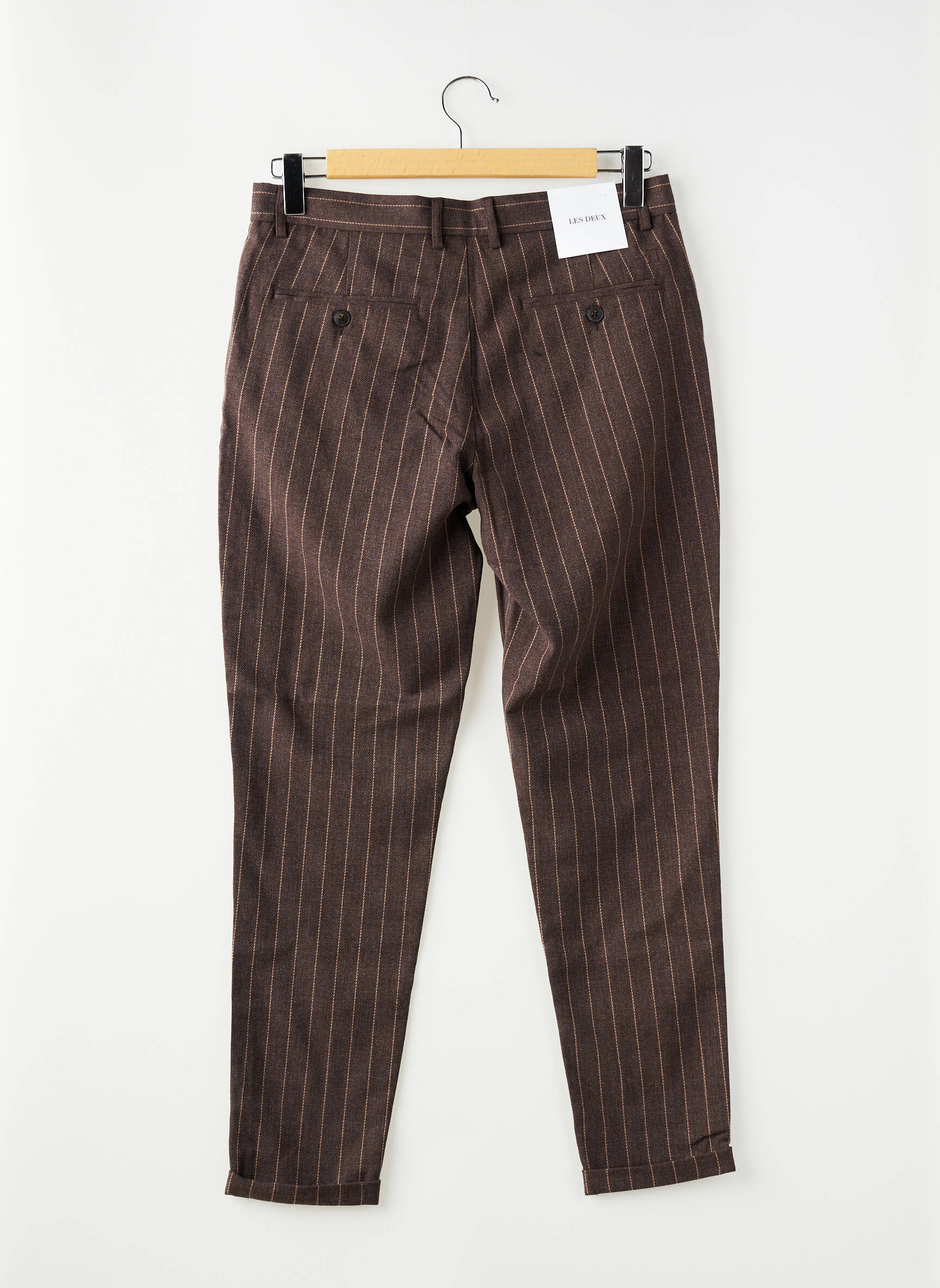 Pantalon droit marron LES DEUX homme