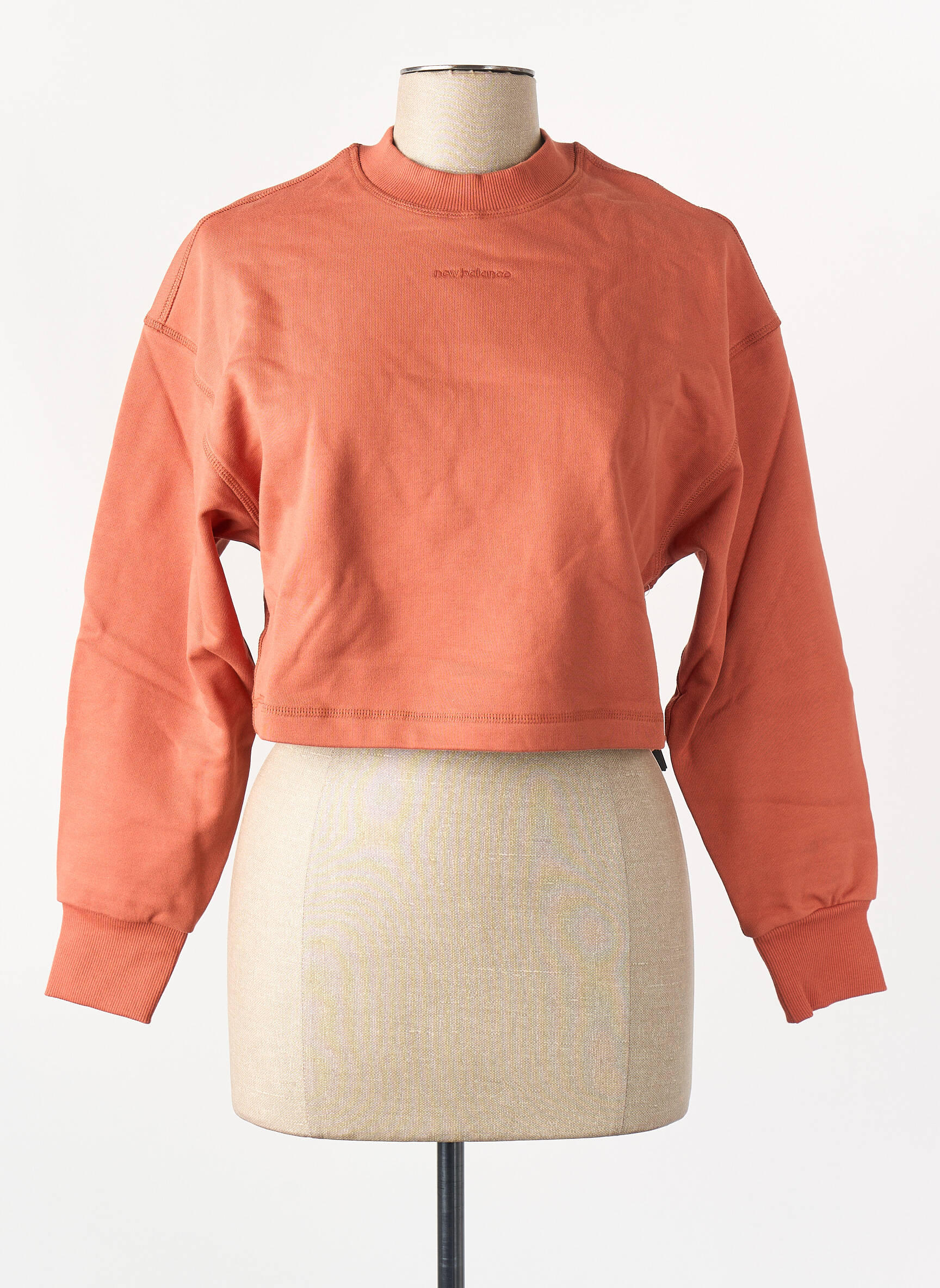 Sweat-shirt orange NEW BALANCE femme