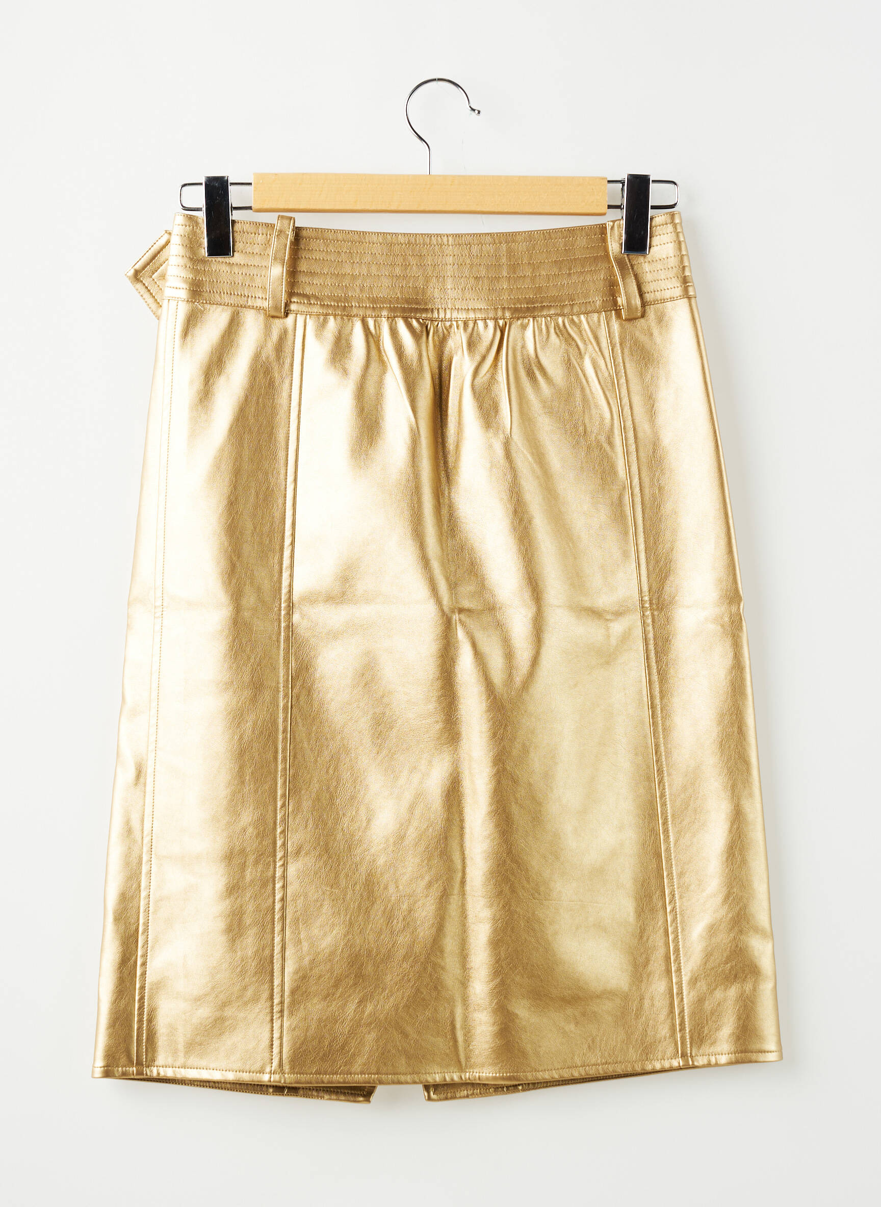 Jupe courte or THE LABEL EDITION femme