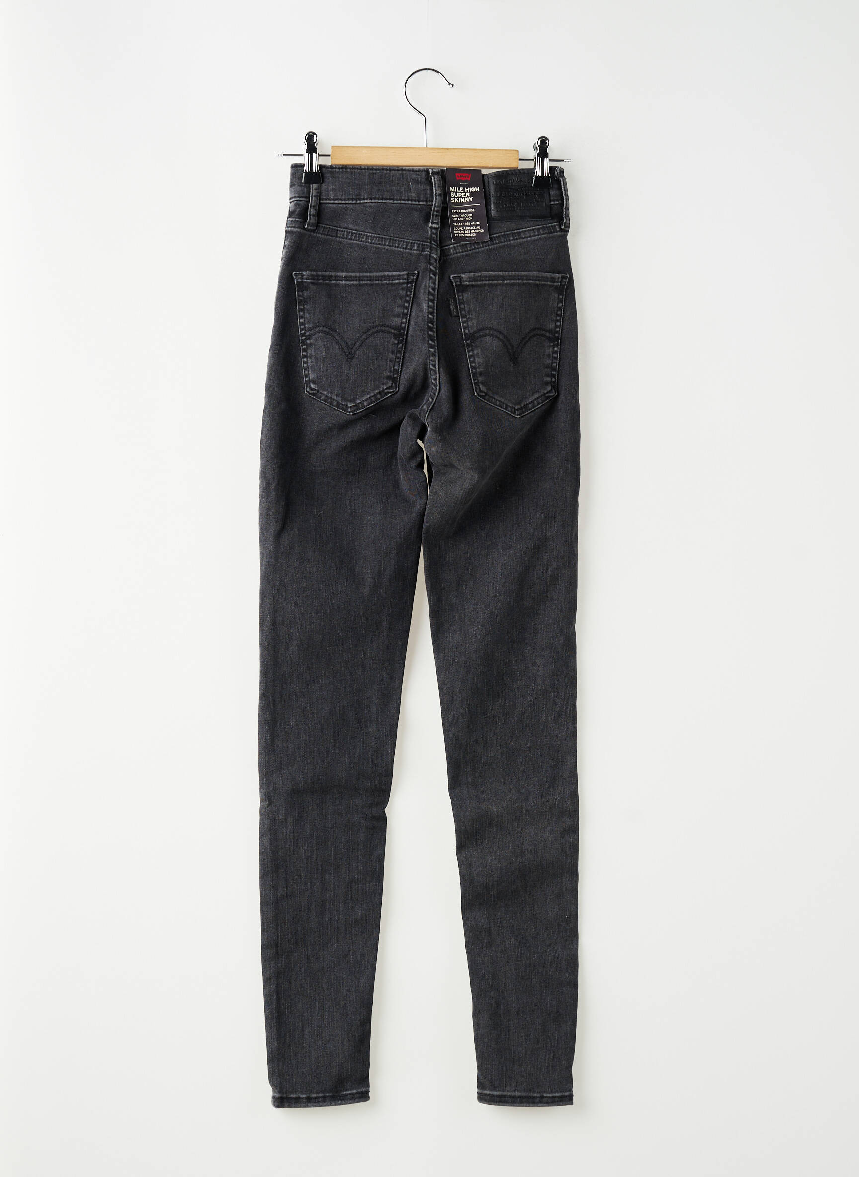 Jeans skinny noir LEVI'S femme