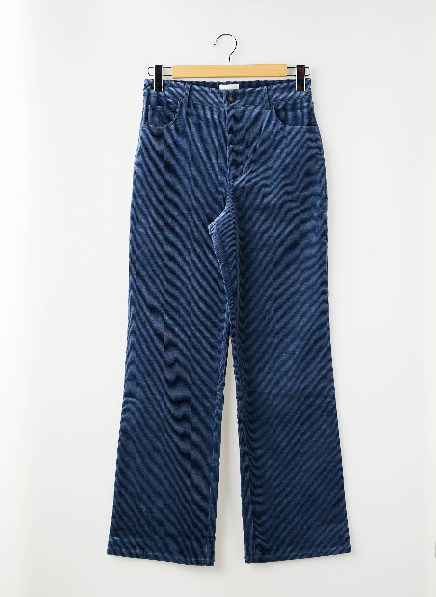 Pantalon droit bleu ANTIK BATIK femme