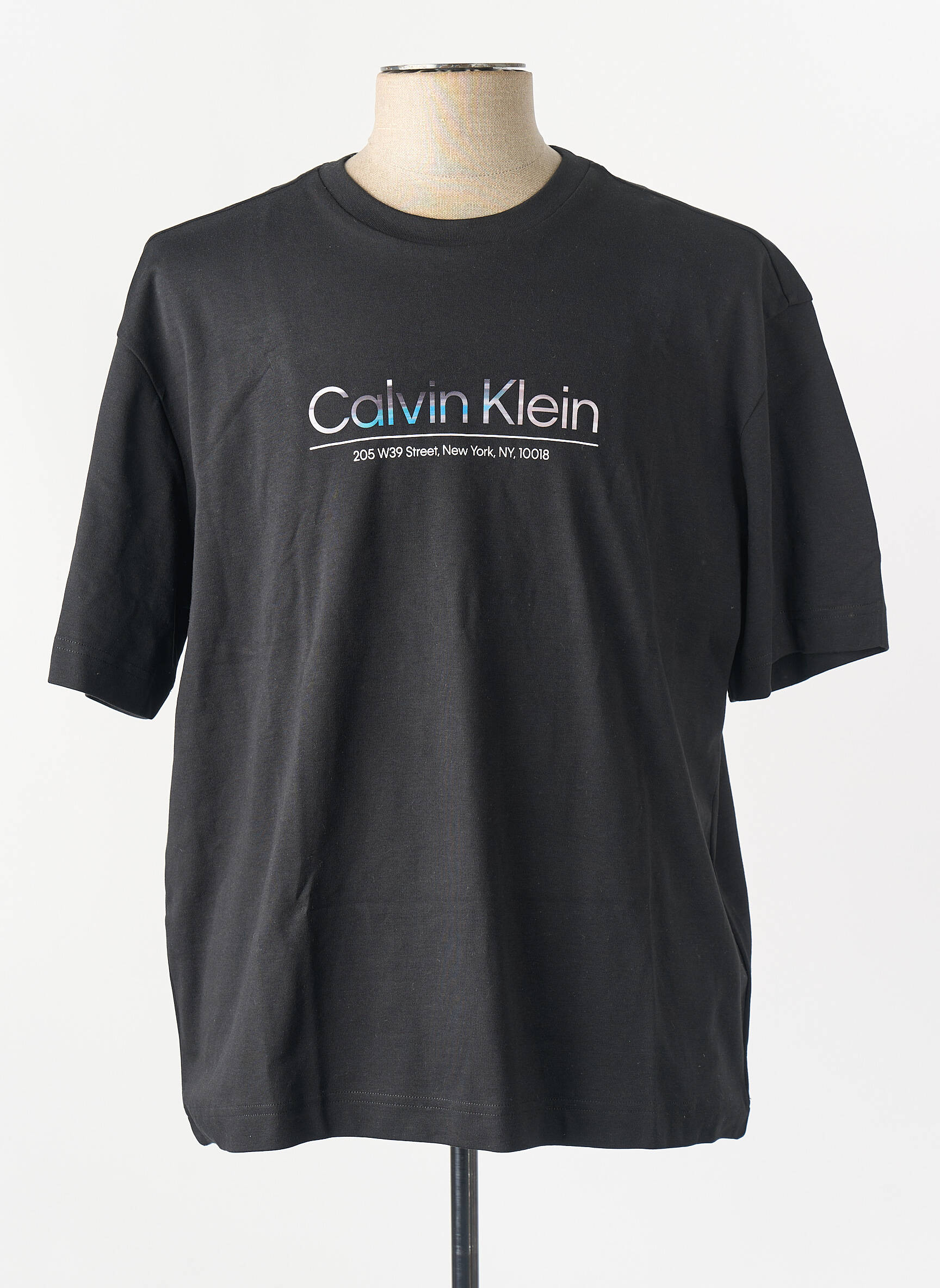 T-shirt noir CALVIN KLEIN homme