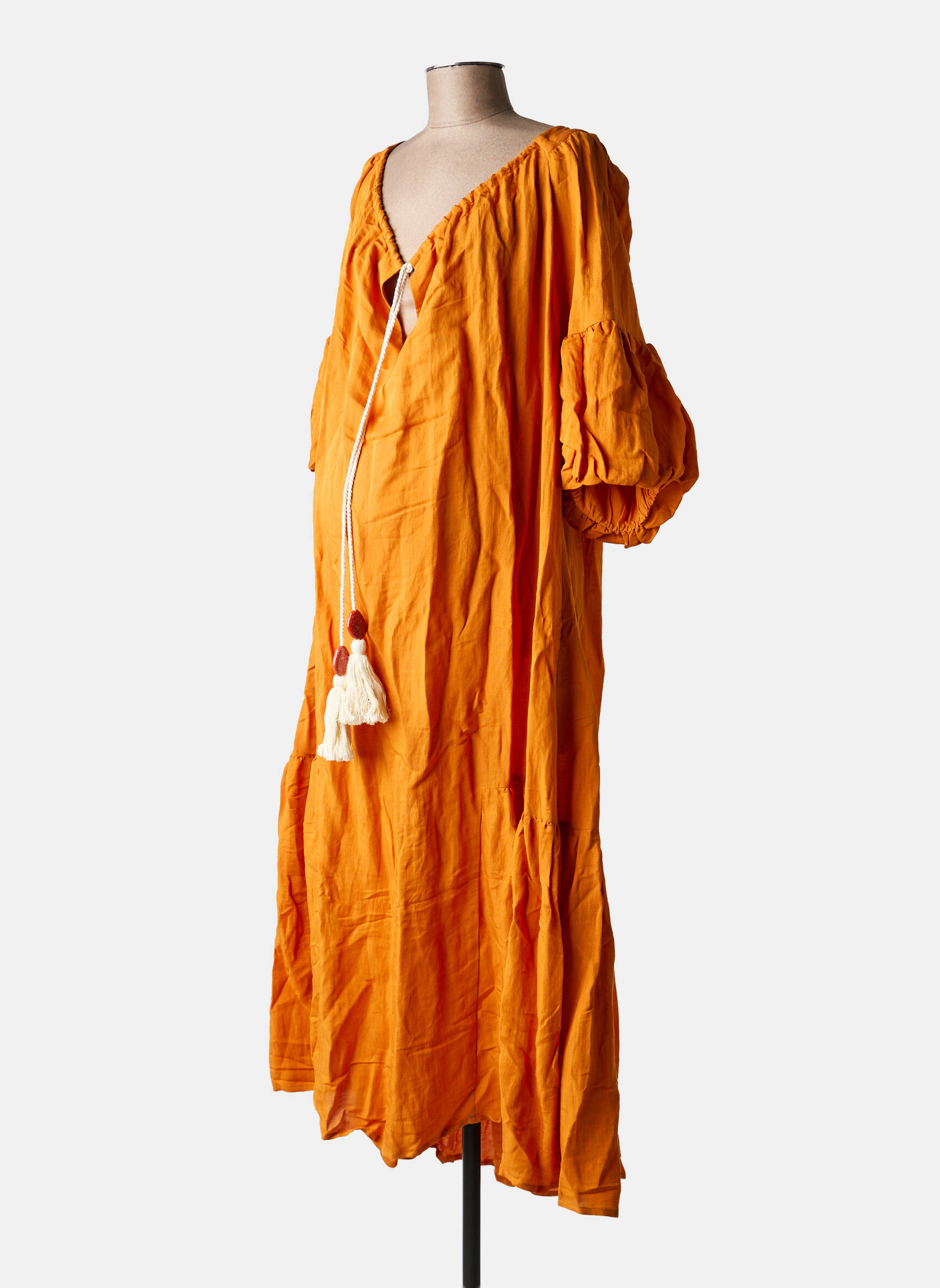 Robe longue orange MAT FASHION femme
