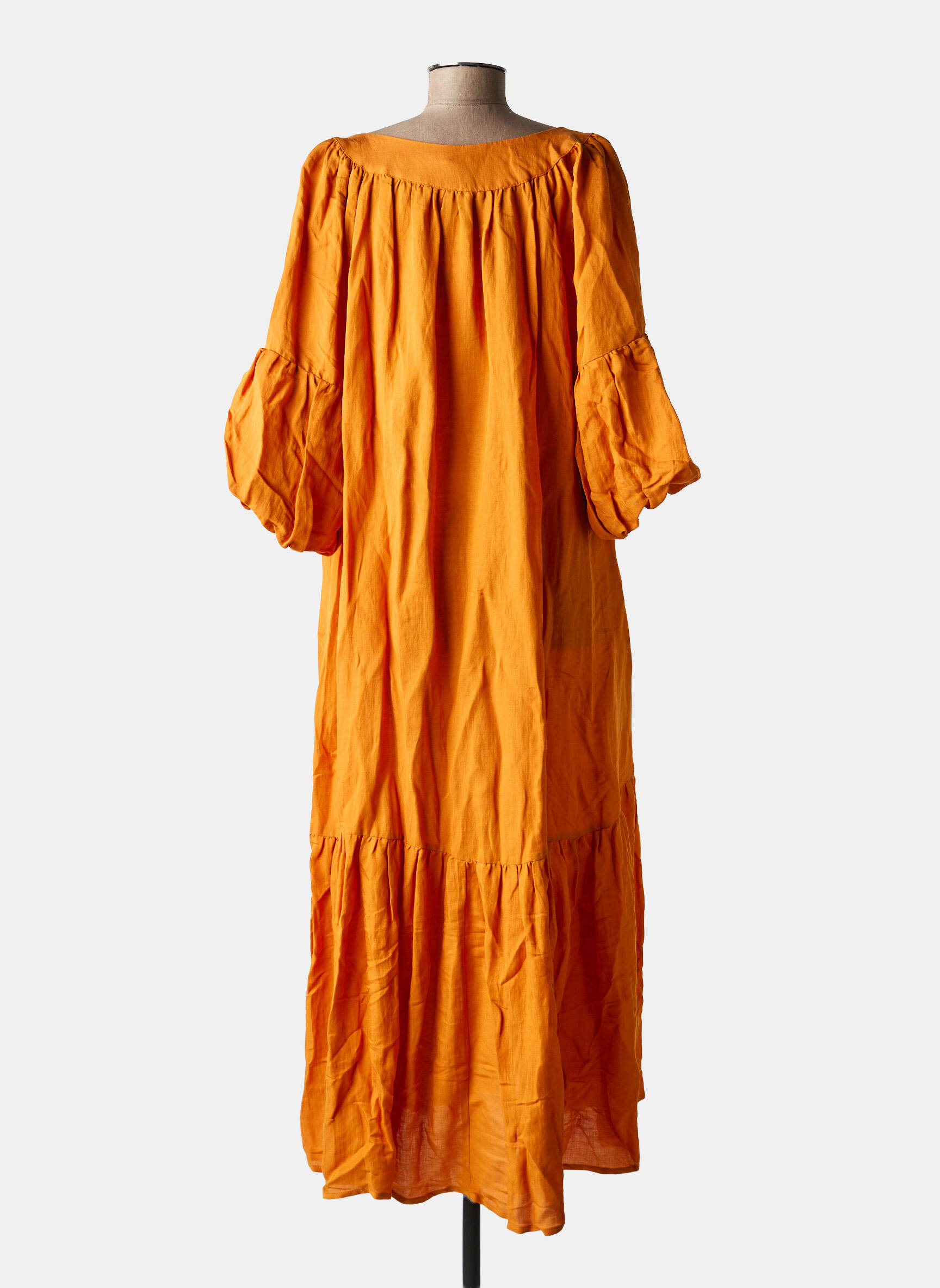 Robe longue orange MAT FASHION femme