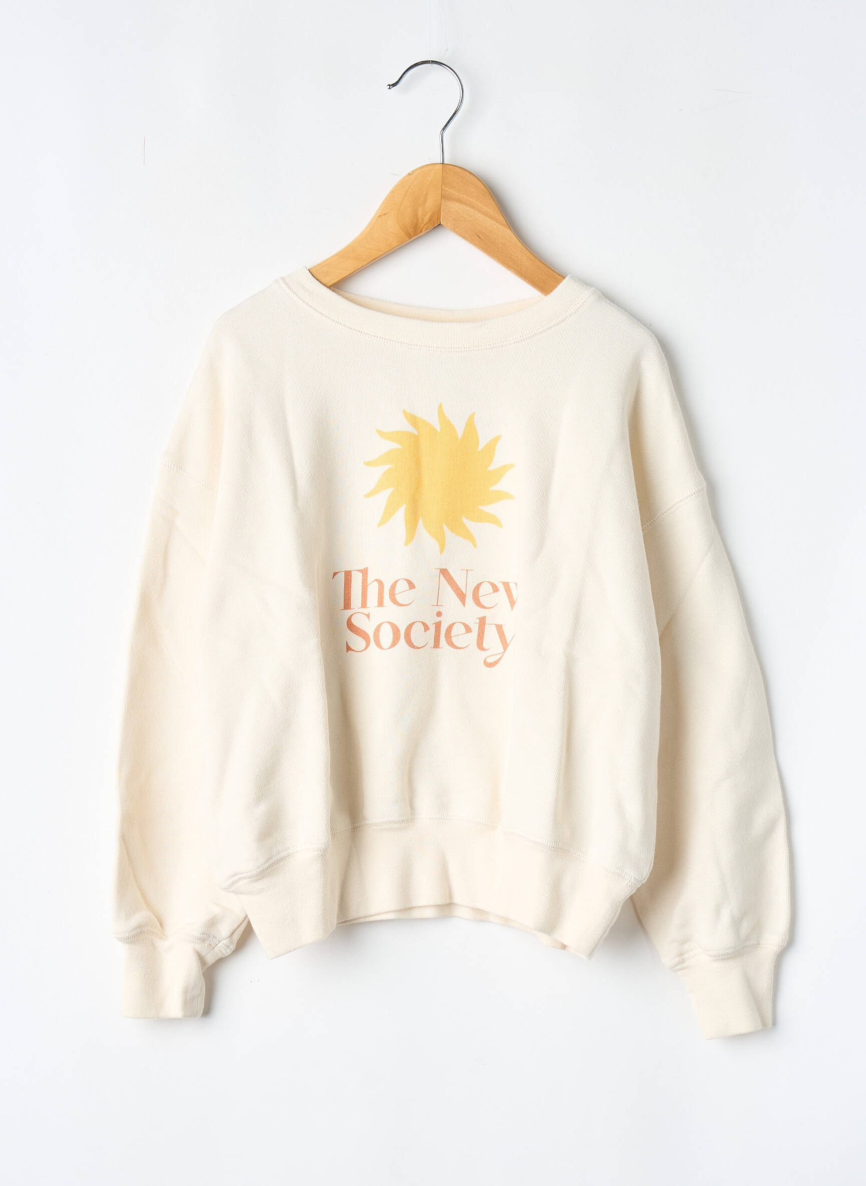 Sweat-shirt beige THE NEW SOCIETY fille