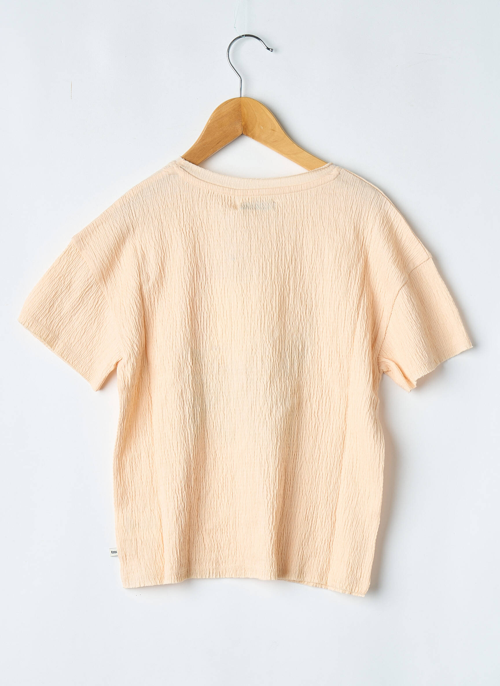 T-shirt orange THE NEW SOCIETY fille