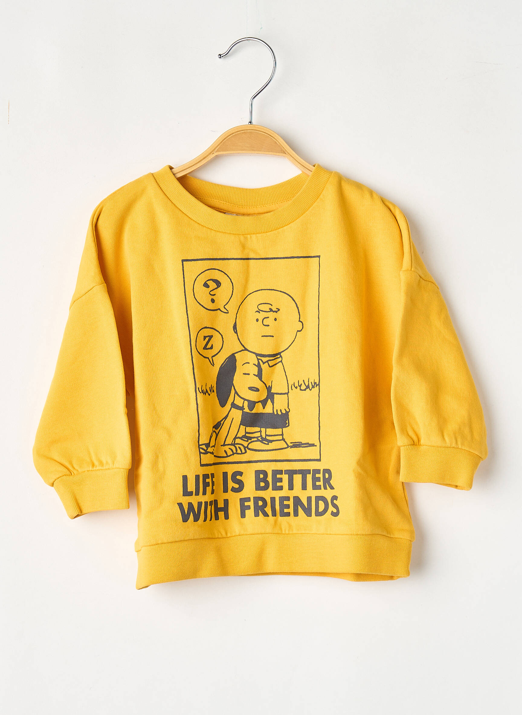 Sweat-shirt jaune THE CAMPAMENTO garçon