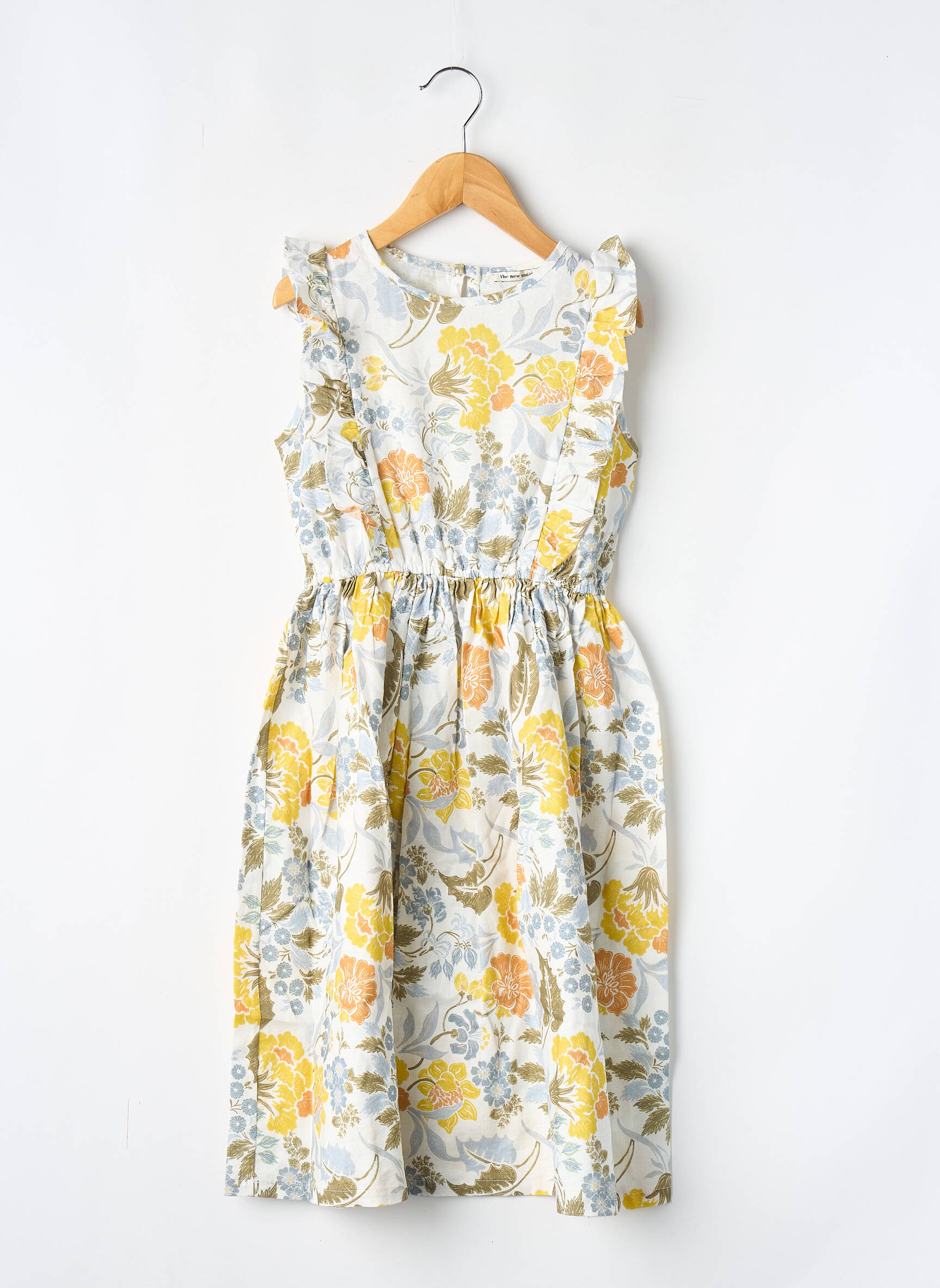 Robe mi-longue multicolore THE NEW SOCIETY fille