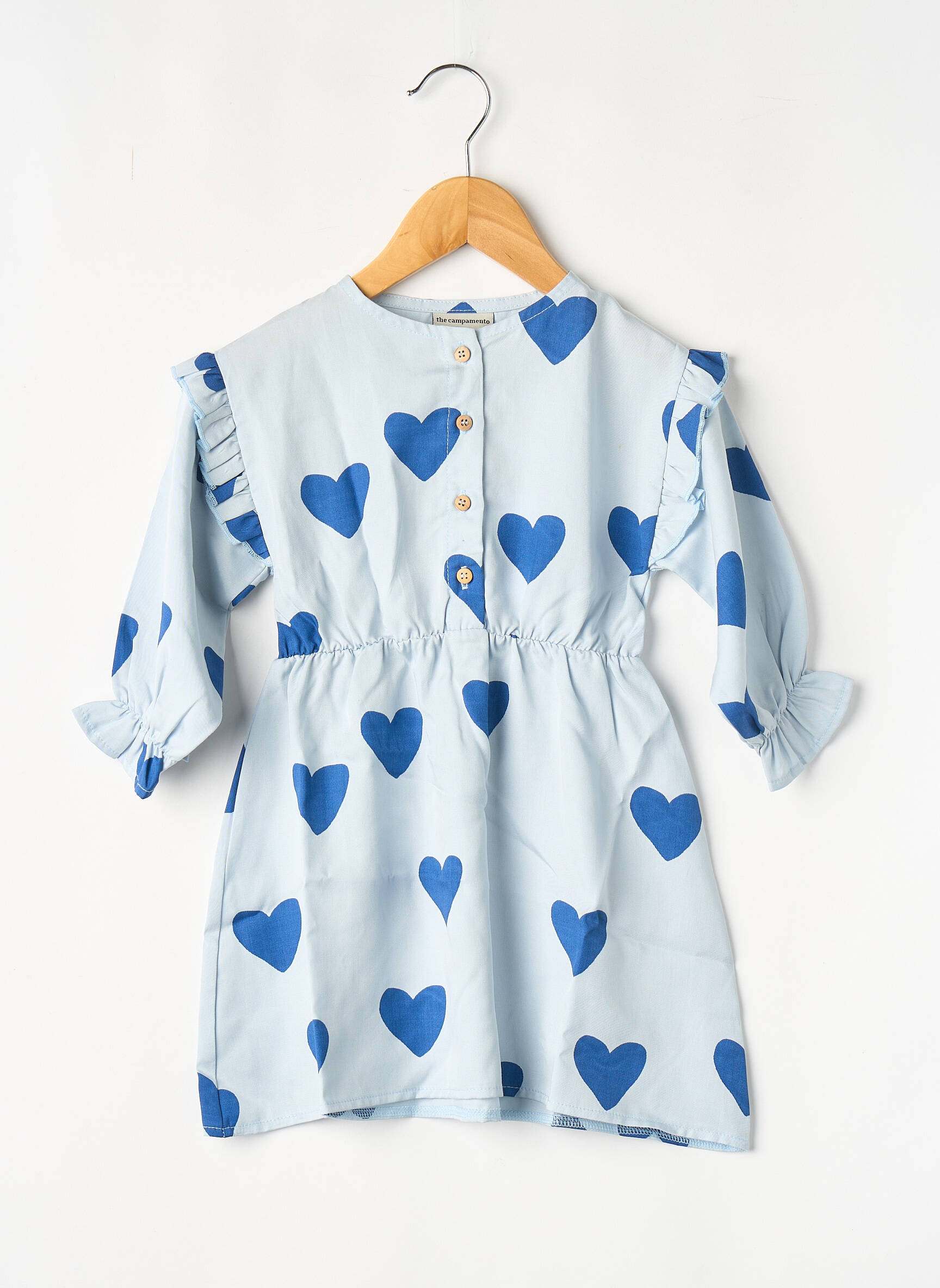 Robe courte bleu THE CAMPAMENTO fille