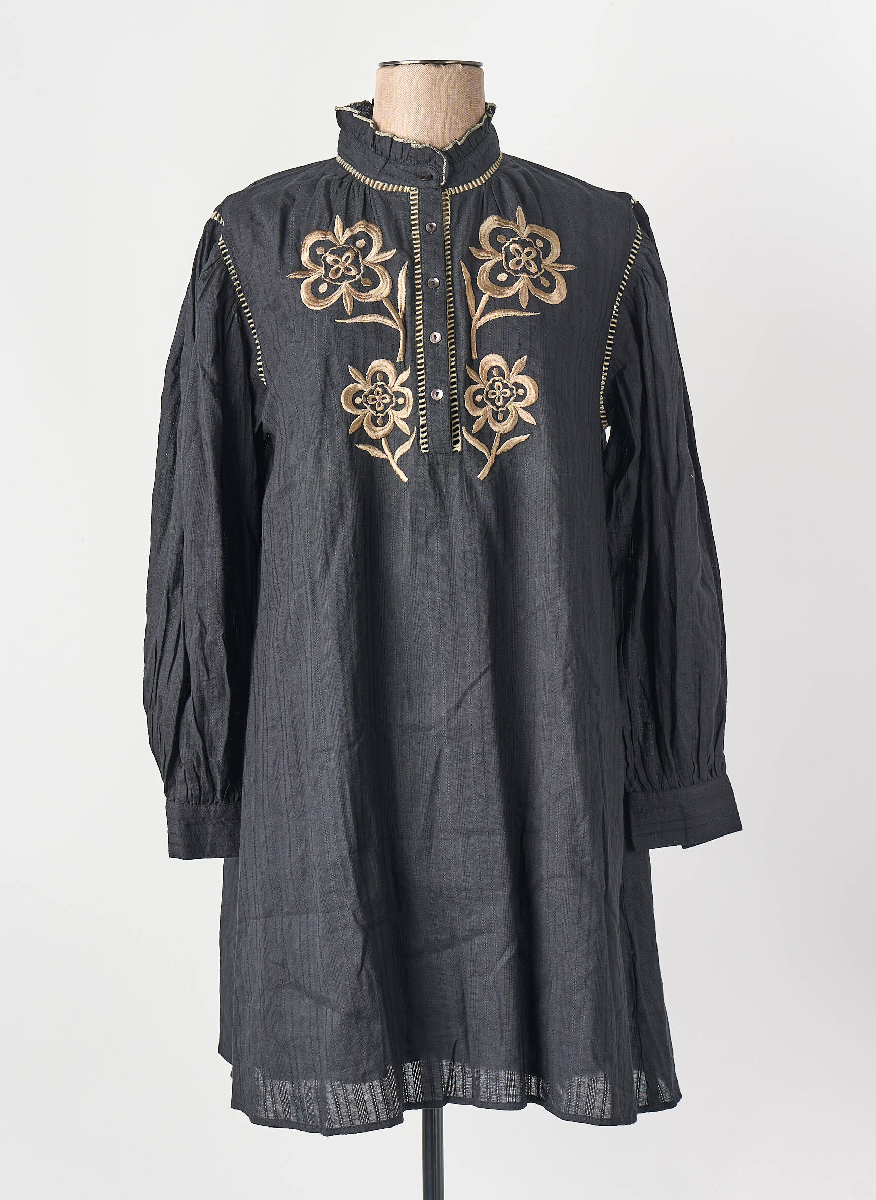 Robe courte noir ANTIK BATIK femme