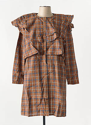 Robe courte marron BELLE PIÈCE femme