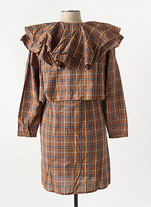 Robe courte marron BELLE PIÈCE femme