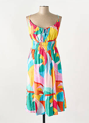 Robe mi-longue multicolore Y.A.S femme