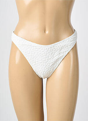 Bas de maillot de bain blanc ICONE femme