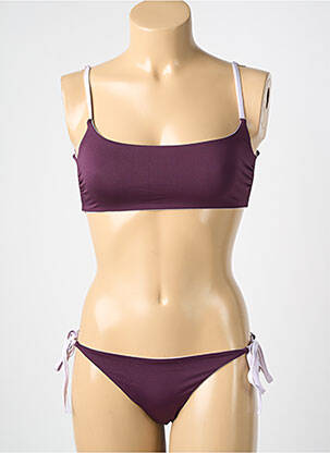 Maillot de bain 2 pièces violet CARIOCA femme