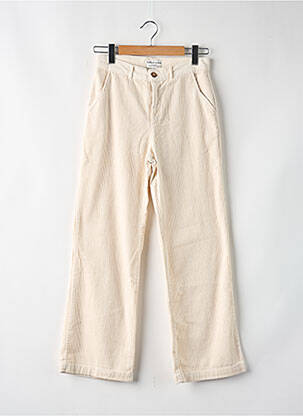 Pantalon droit beige EMILE ET IDA femme