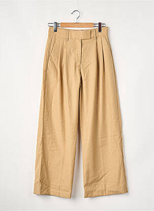 Pantalon large beige SECOND FEMALE femme