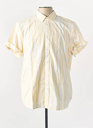 Chemise manches courtes jaune MINIMUM homme