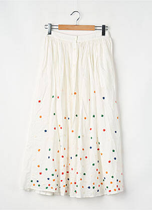 Jupe longue blanc V.DE.VINSTER femme
