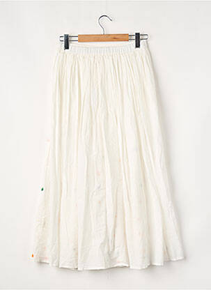 Jupe longue blanc V.DE.VINSTER femme